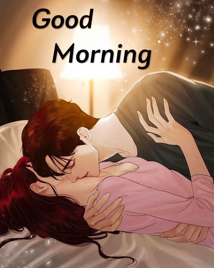 Love Romantic Kiss Good Morning Images