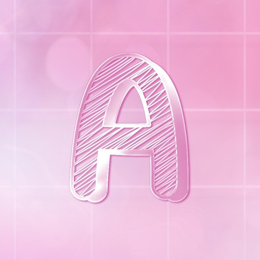 A Alphabet Pink Profile Picture