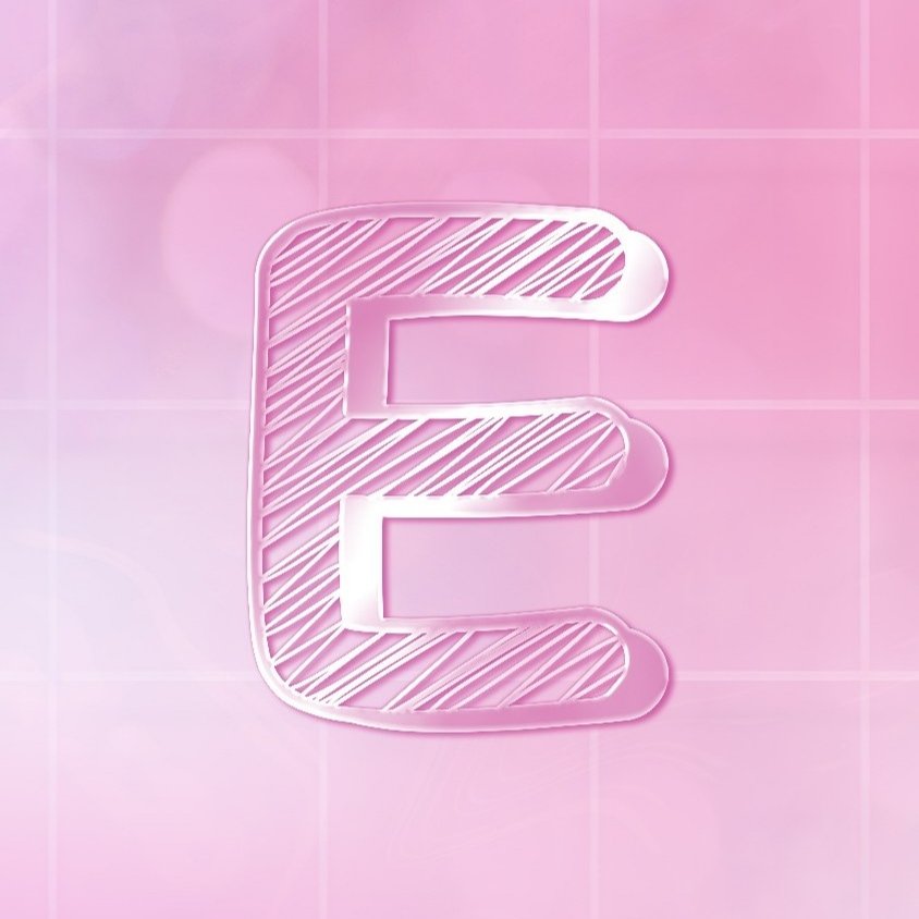 E Alphabet Pink Profile Picture