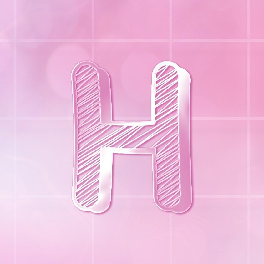 H Alphabet Pink Profile Picture
