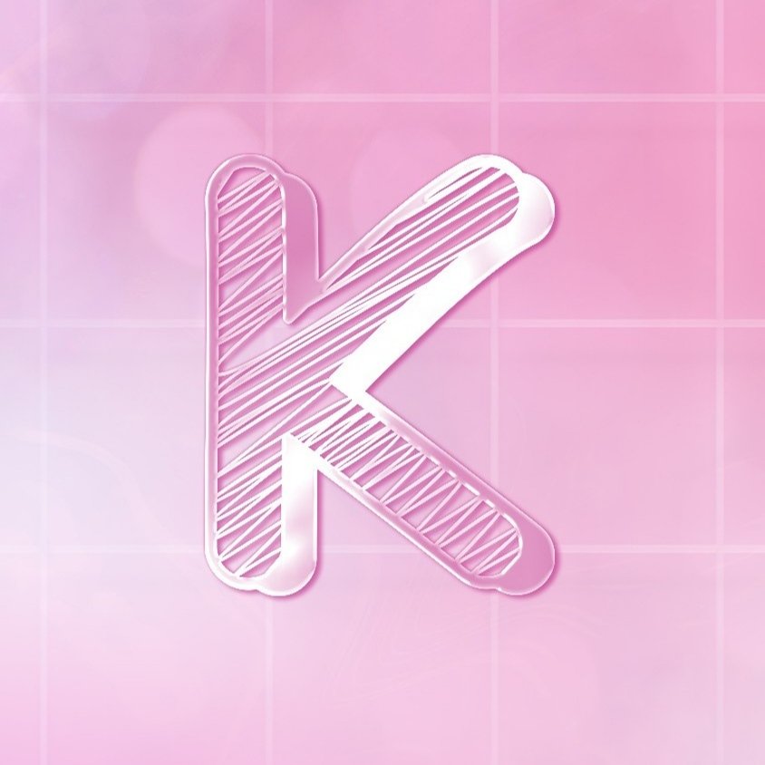 K Alphabet Pink Profile Picture
