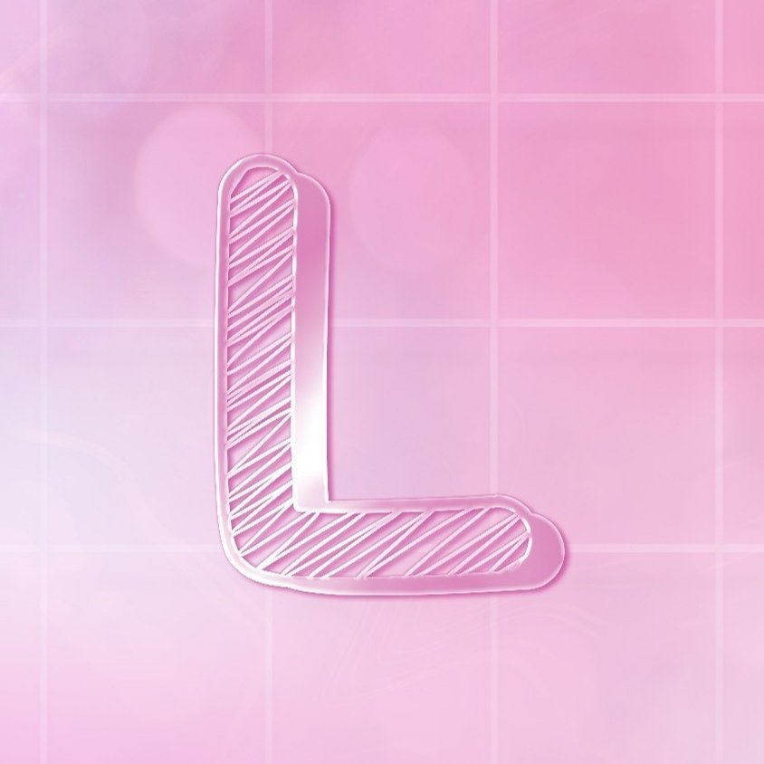 L Alphabet Pink Profile Picture