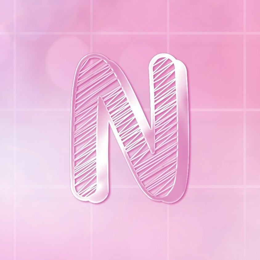 N Alphabet Pink Profile Picture