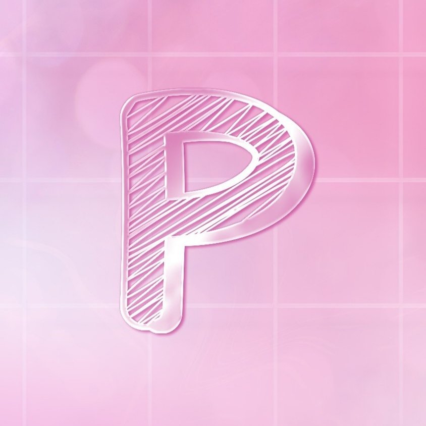 P Alphabet Pink Profile Picture
