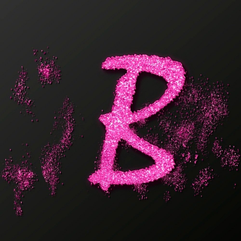 Pink Profile Picture B Alphabet