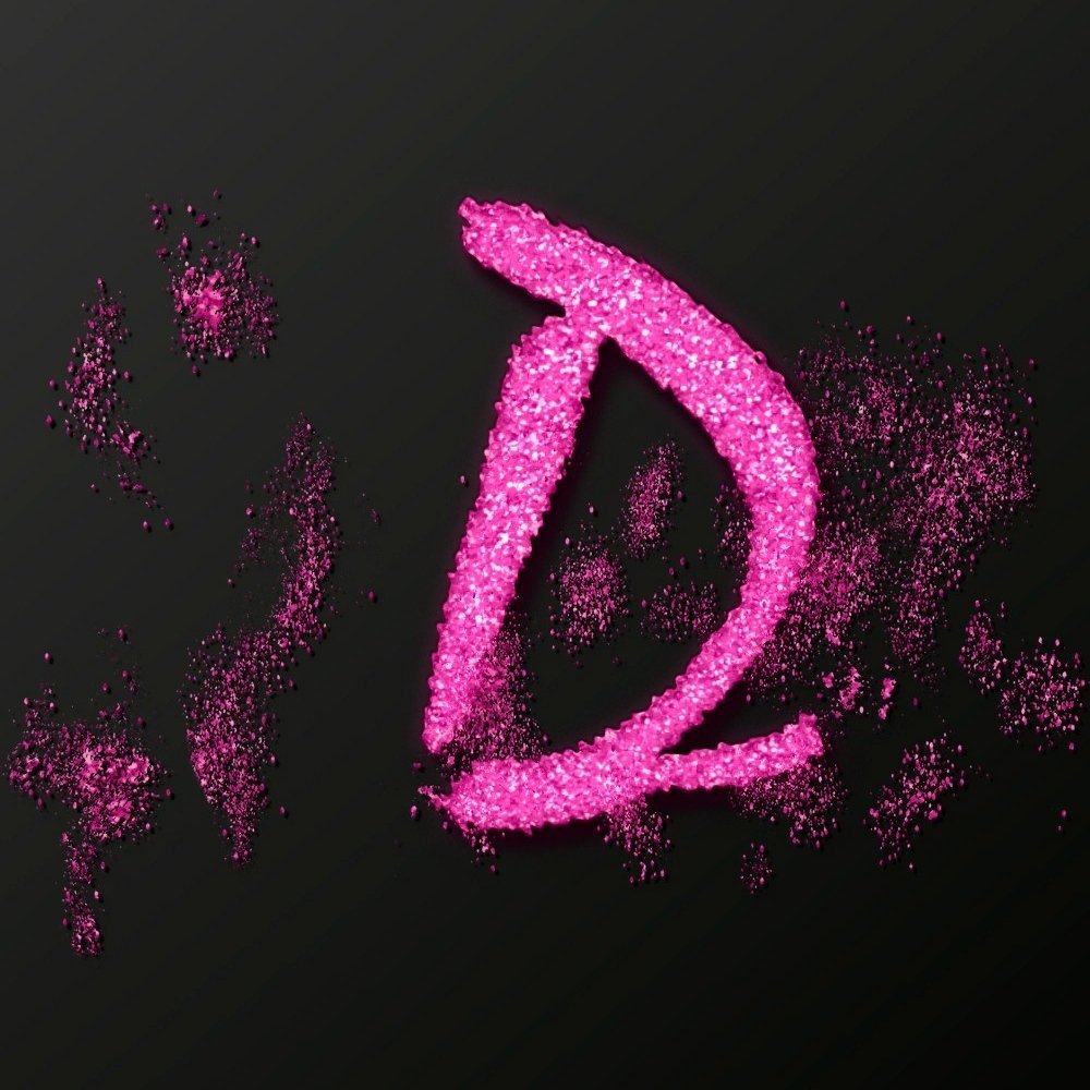Pink Profile Picture D Alphabet