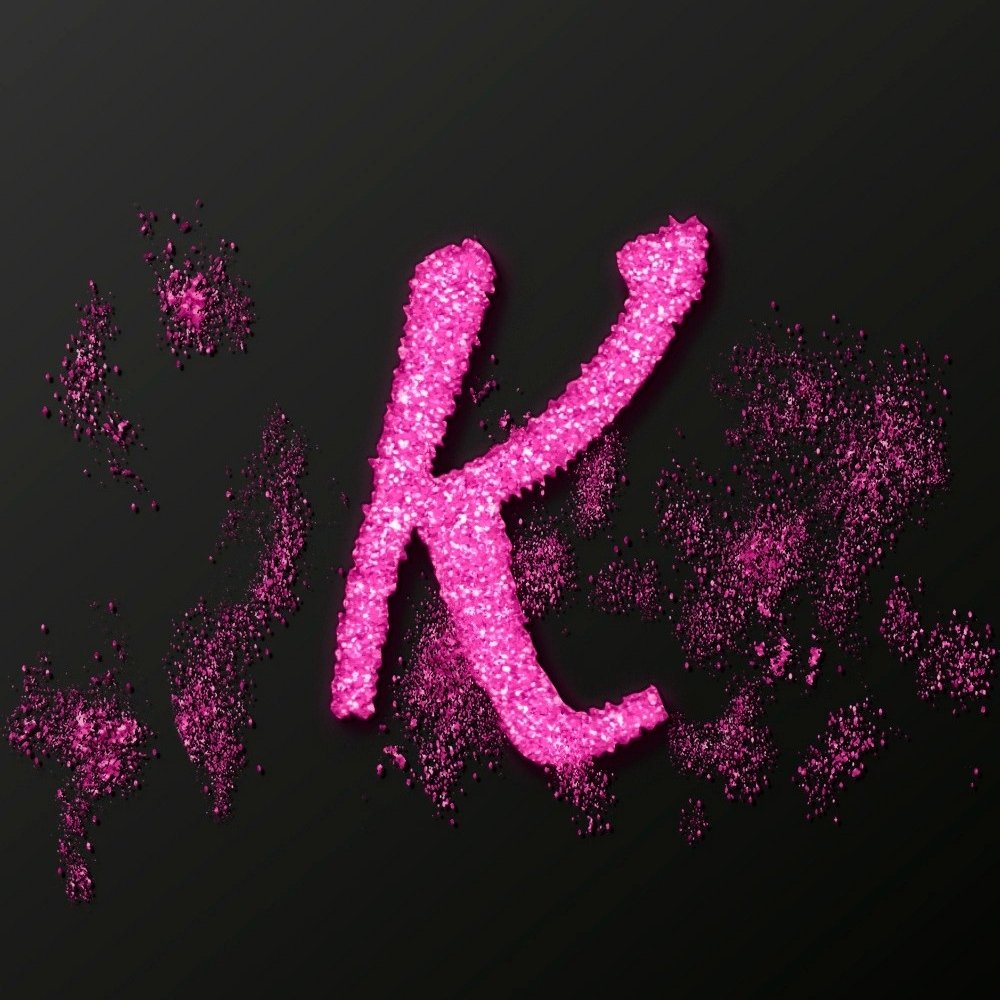 Pink Profile Picture K Alphabet