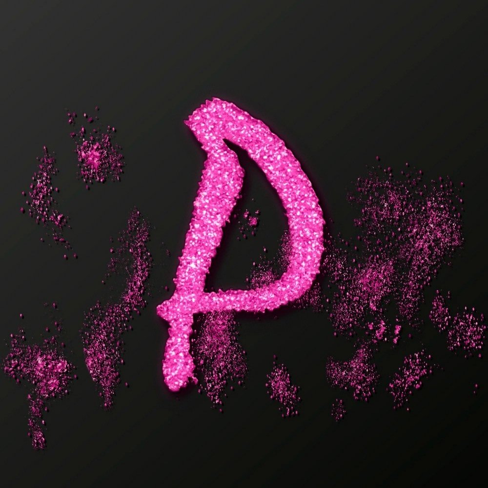 Pink Profile Picture P Alphabet