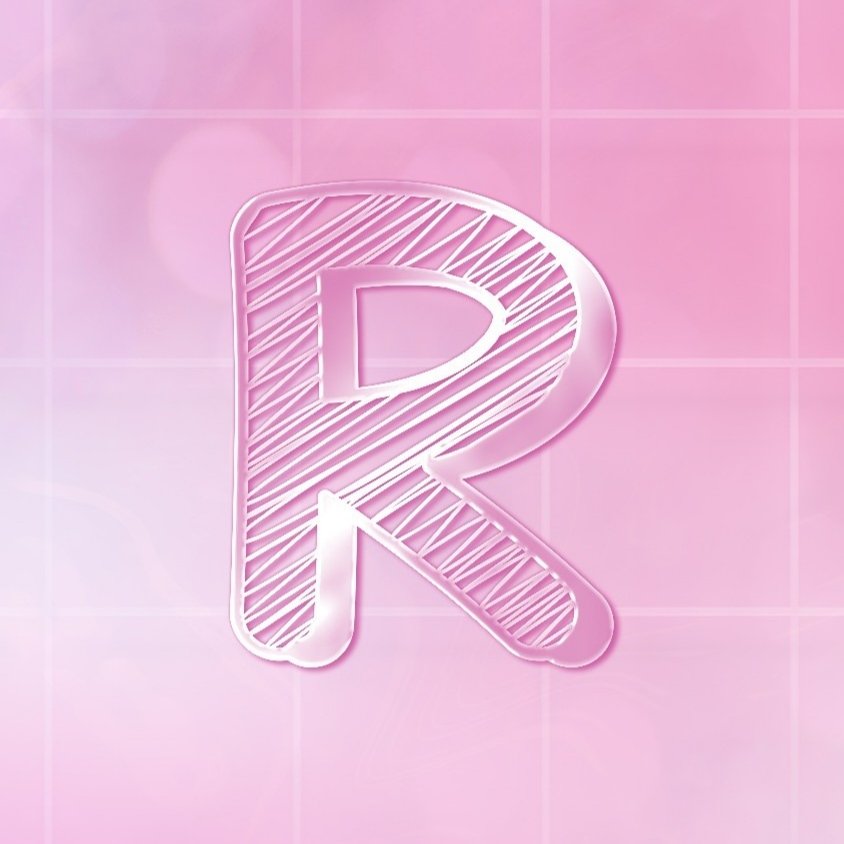 R Alphabet Pink Profile Picture