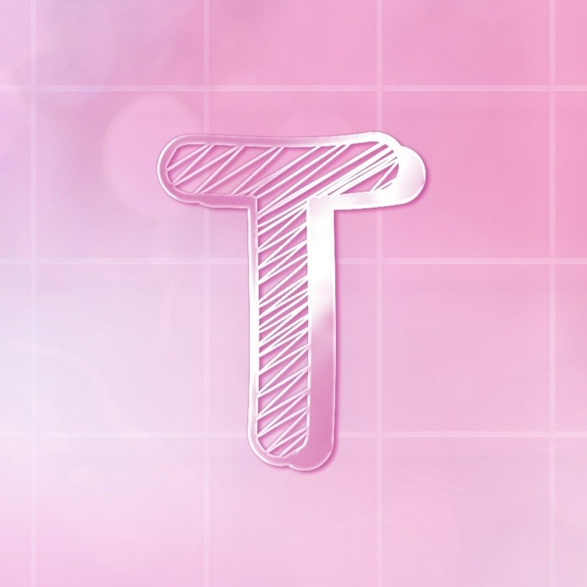 T Alphabet Pink Profile Picture
