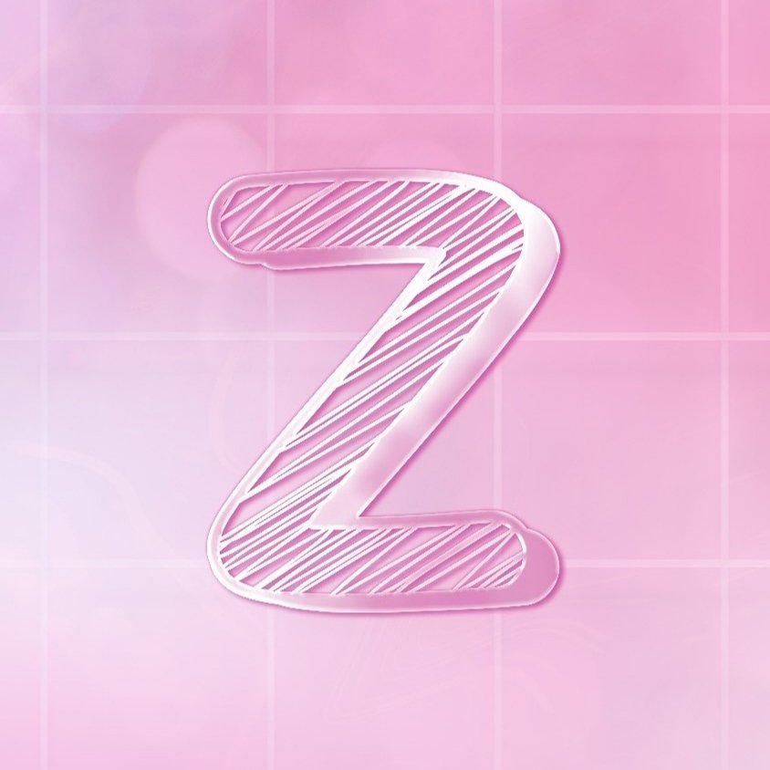 Z Alphabet Pink Profile Picture