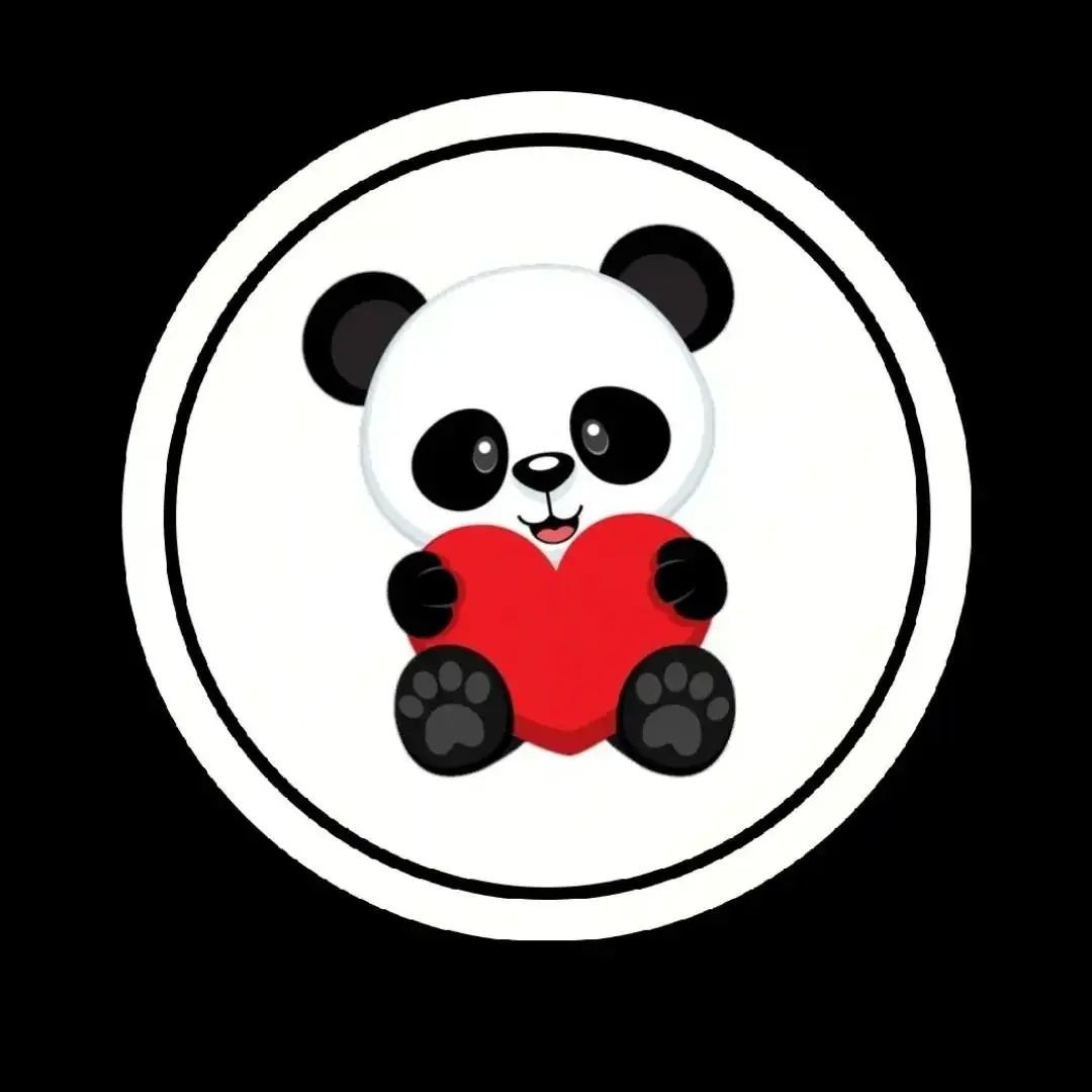 Panda With Heart Whatsapp DP