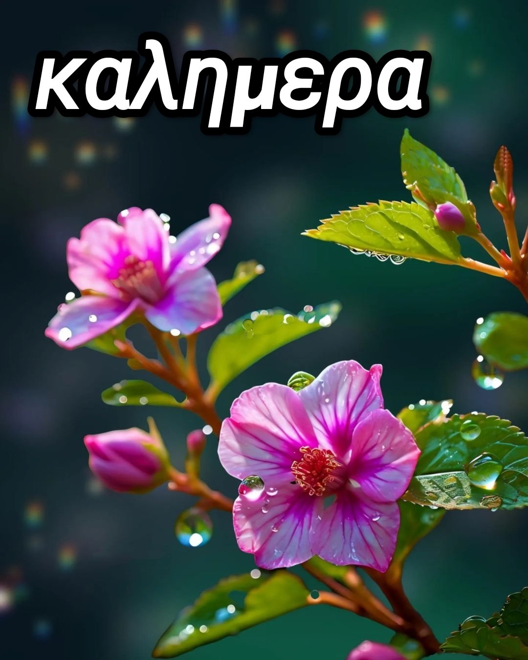 καλημέρα εικόνες με λουλούδι