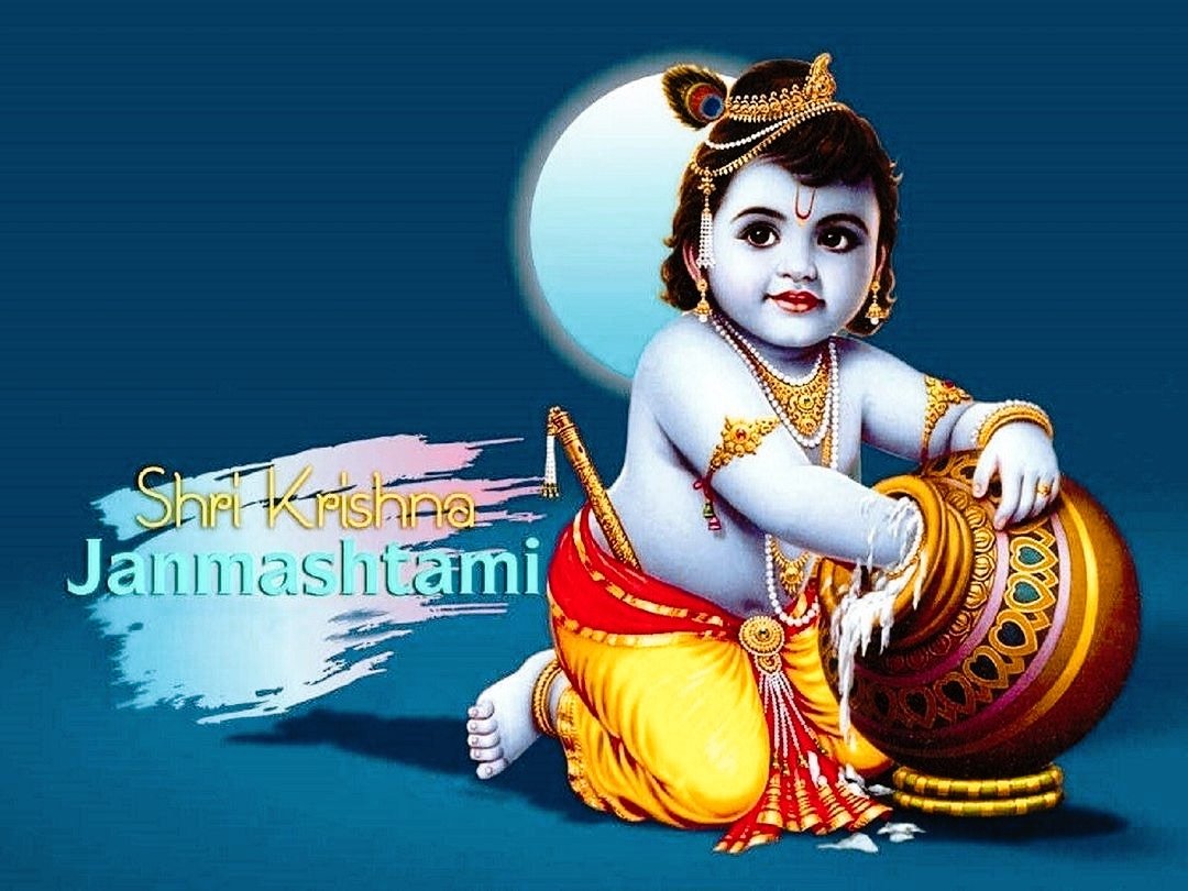 Cute Krishna Janmashtami Images