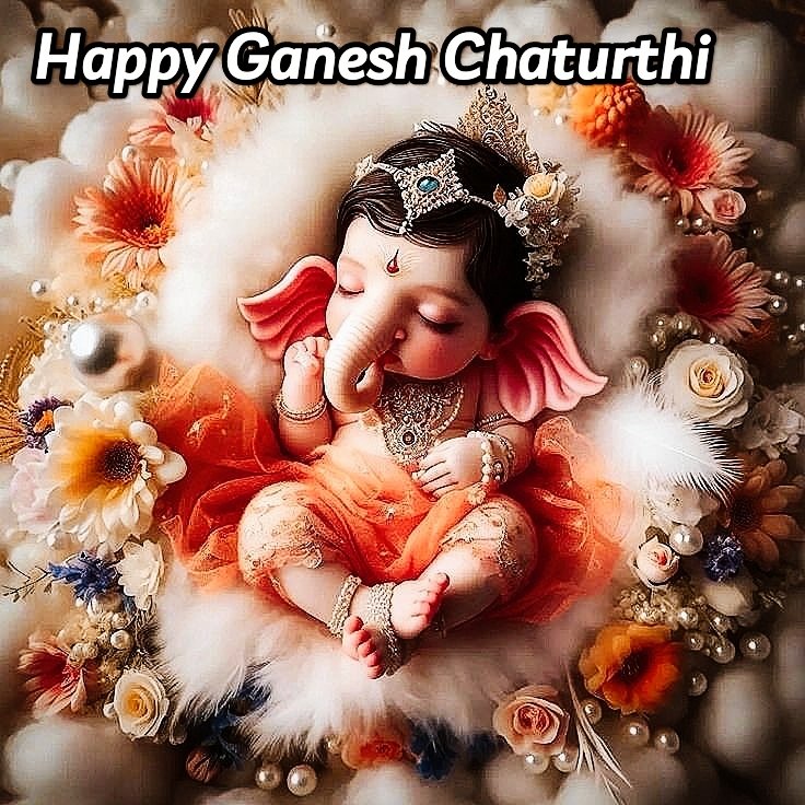 Cute Happy Ganesh Chaturthi Images