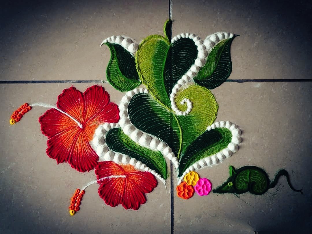 Ganesh Chaturthi Rangoli Design