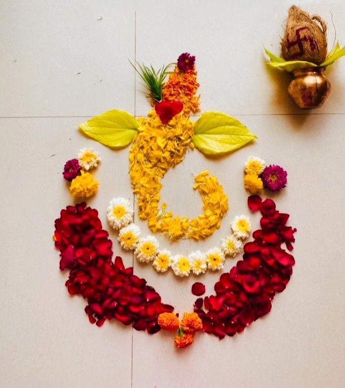 Ganesh Chaturthi Rangoli Designs