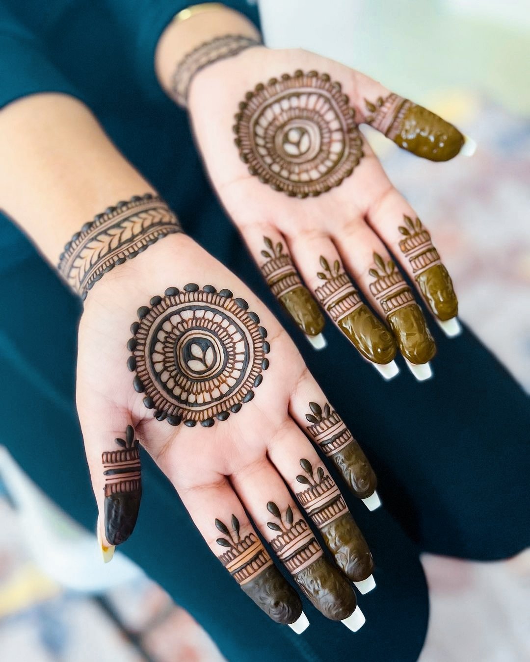 Modern Karva Chauth Mehndi Designs