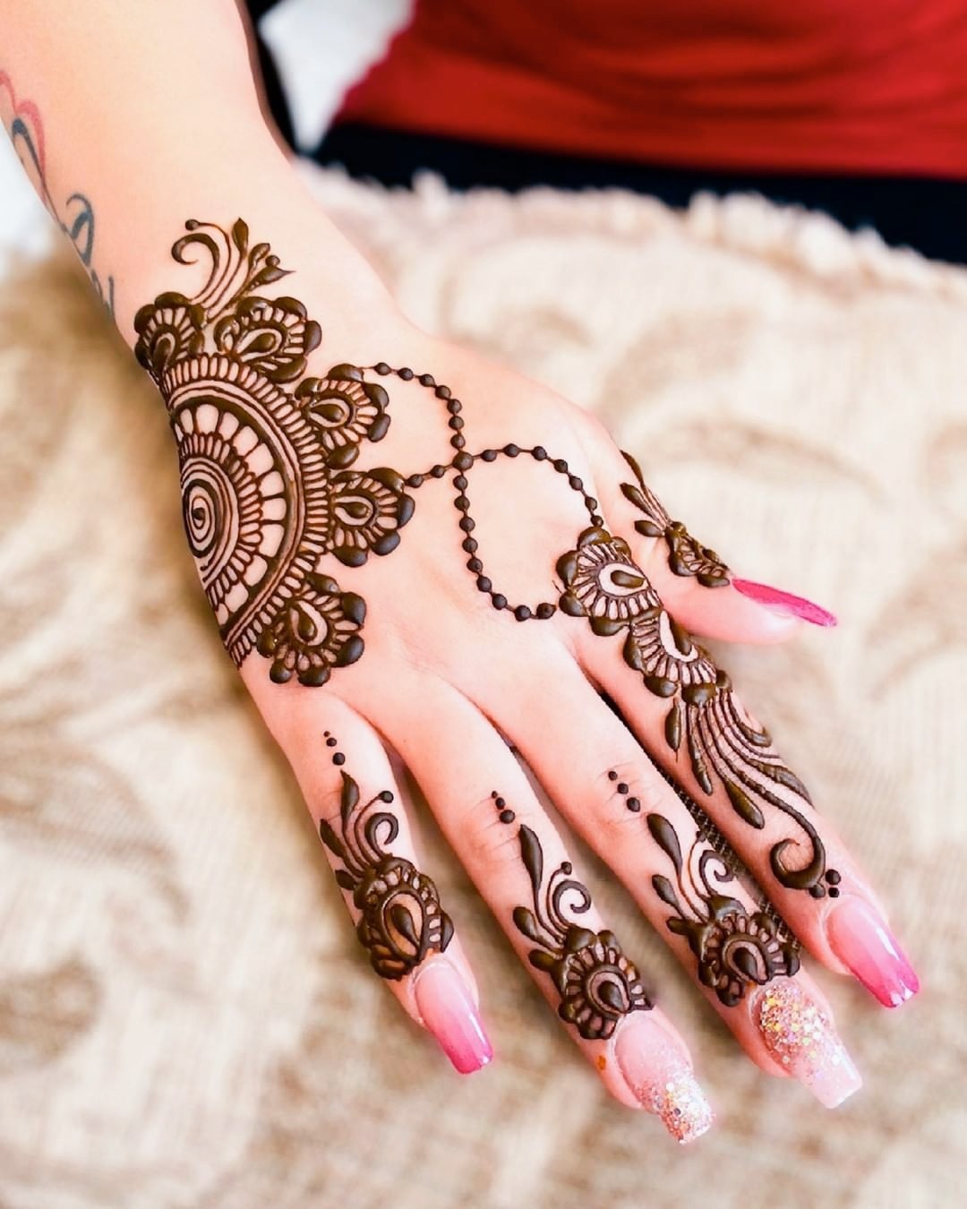 Modern Karva Chauth Mehndi Designs