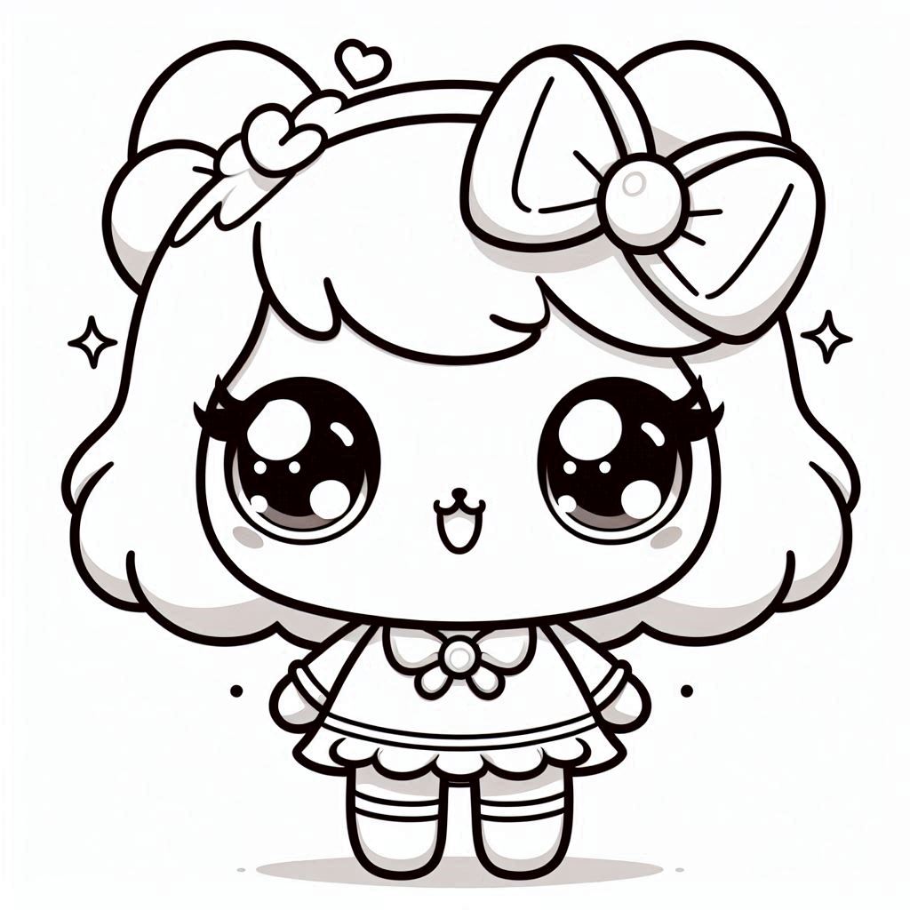 Kawaii Coloring Pages