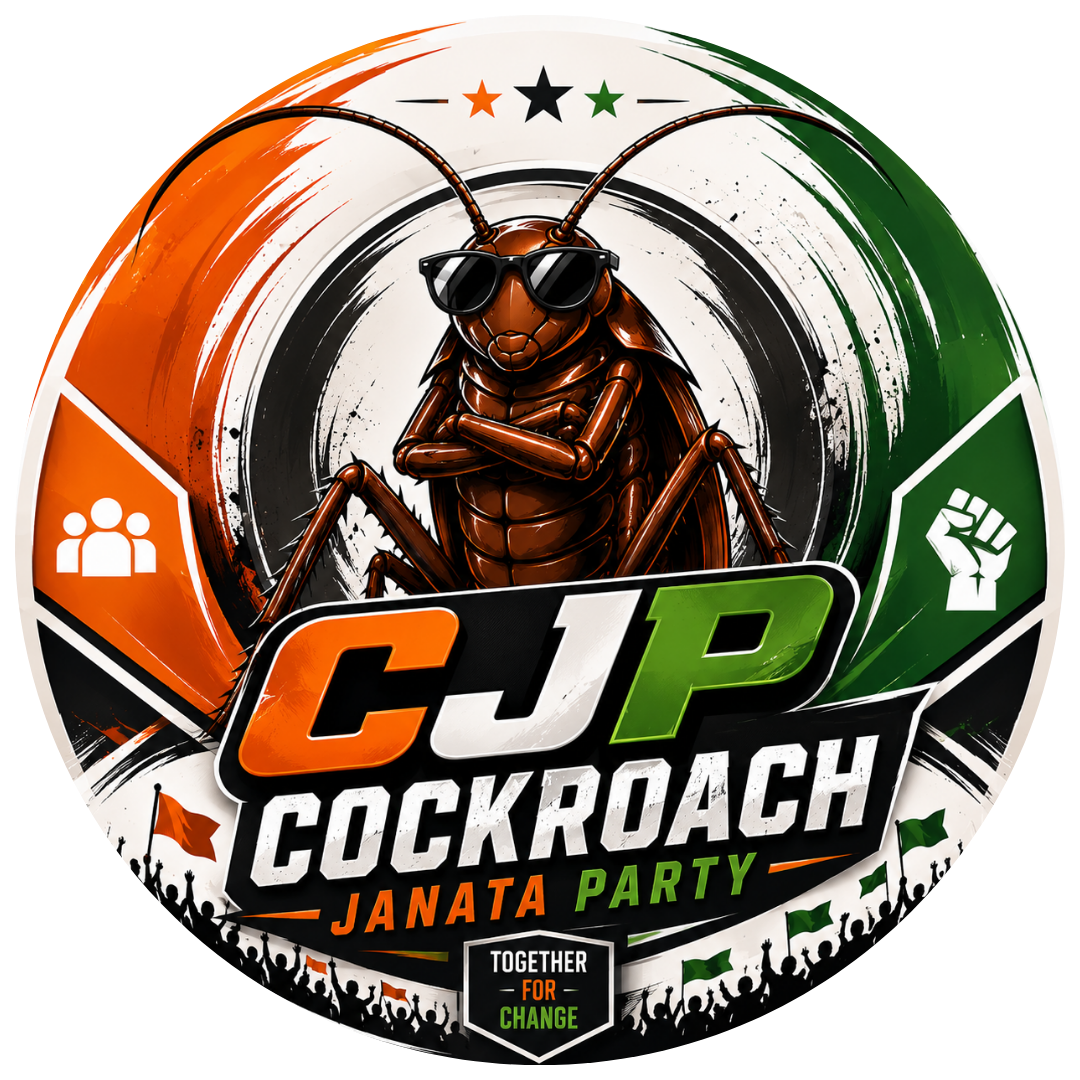 Cockroach Janata Party Logo