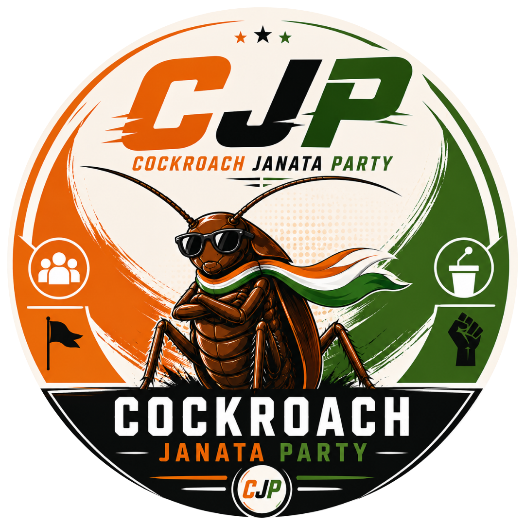 Cockroach Janata Party Logo