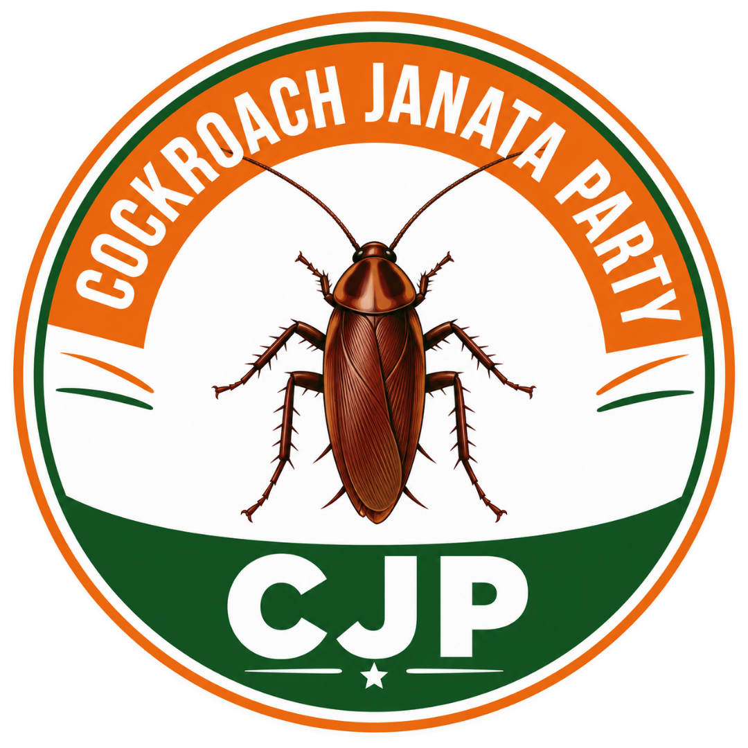 Cockroach Janata Party Logo