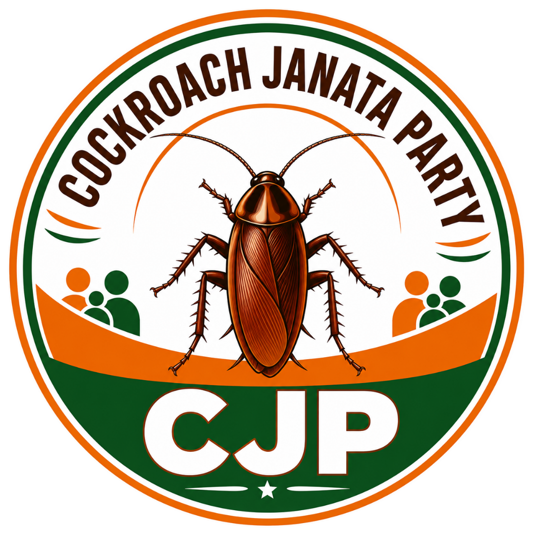 Cockroach Janata Party Logo