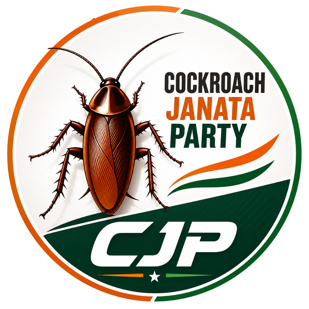 Cockroach Janata Party Logo