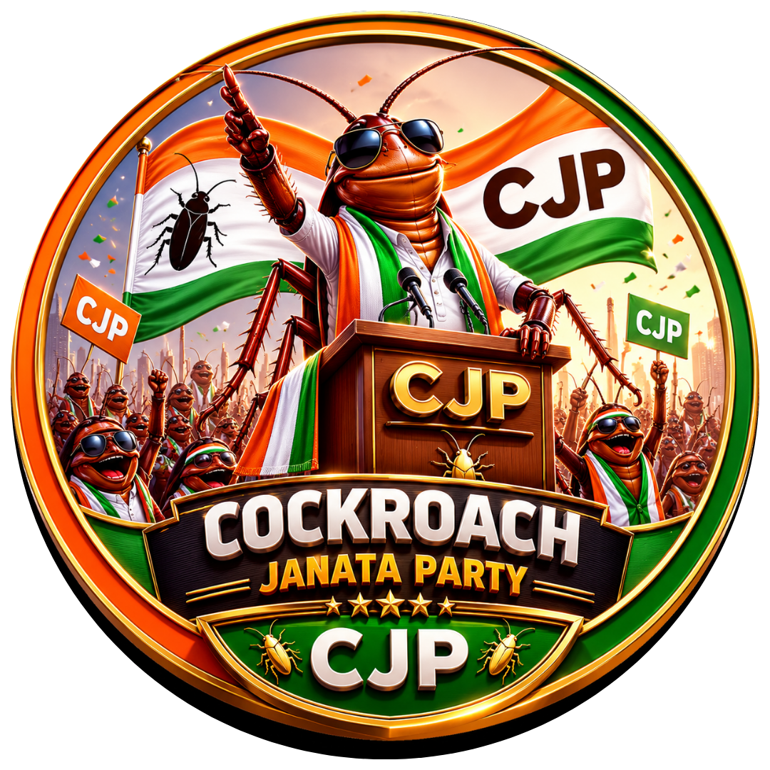 Cockroach Janata Party Logo