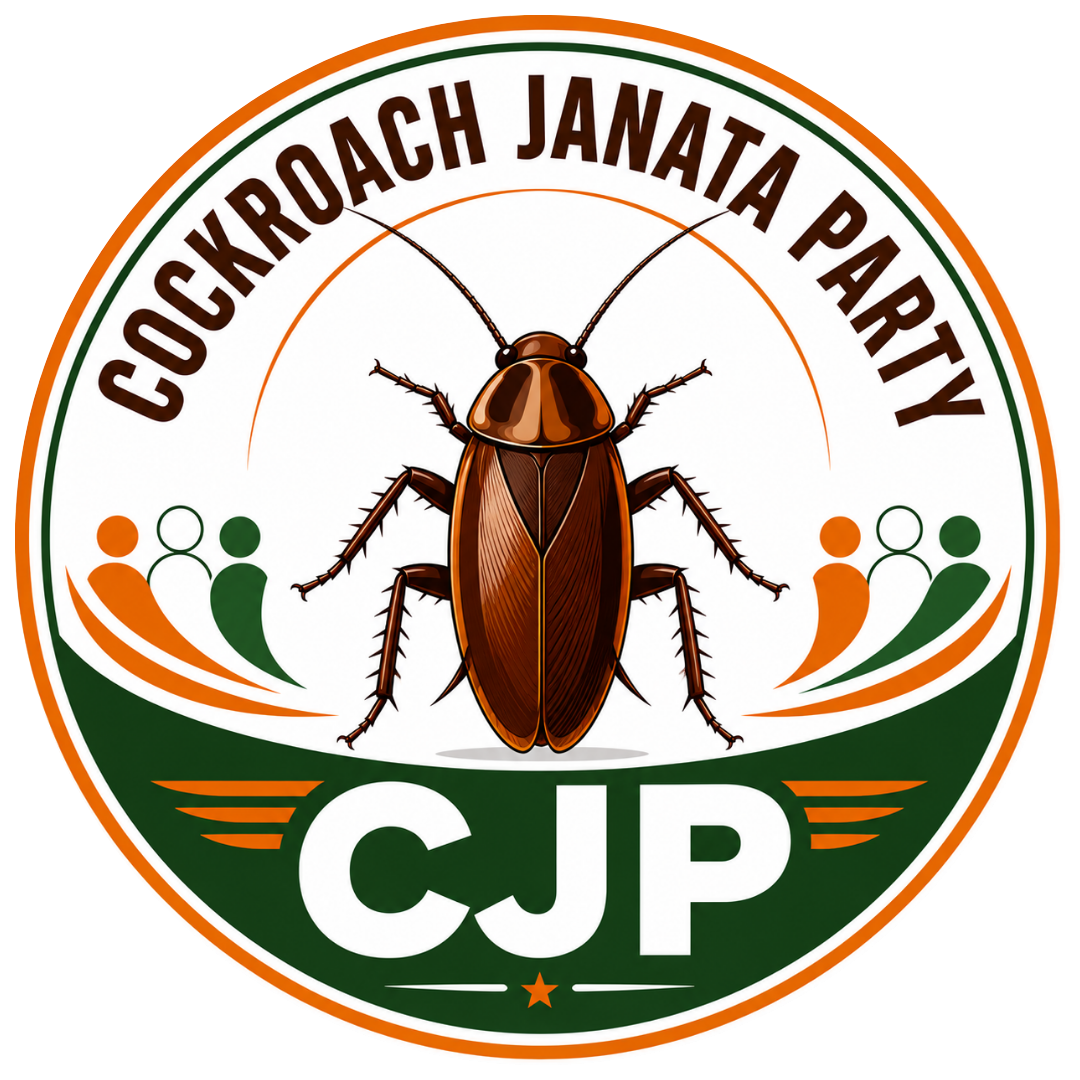 Cockroach Janata Party Logo