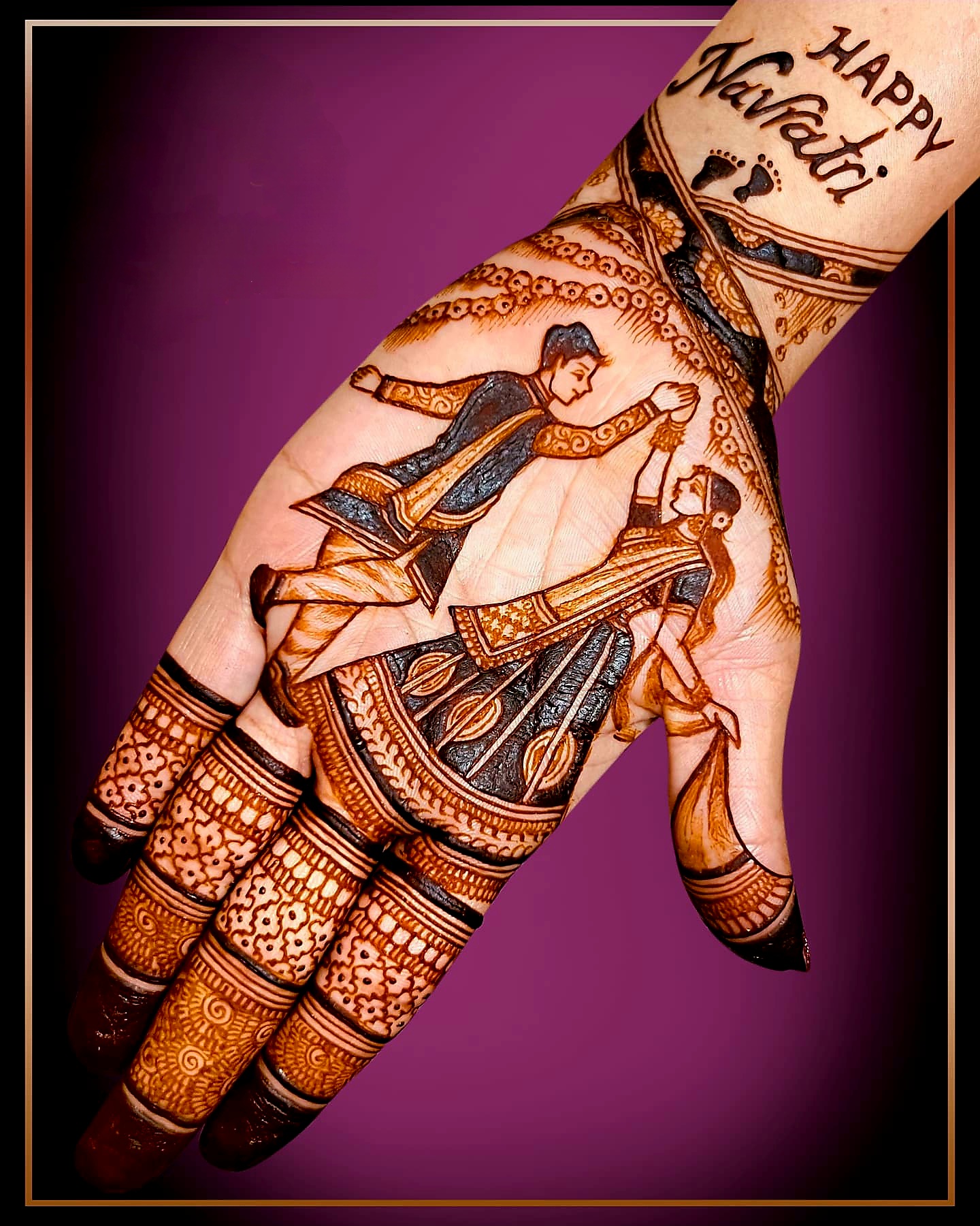 Navratri Mehndi Design