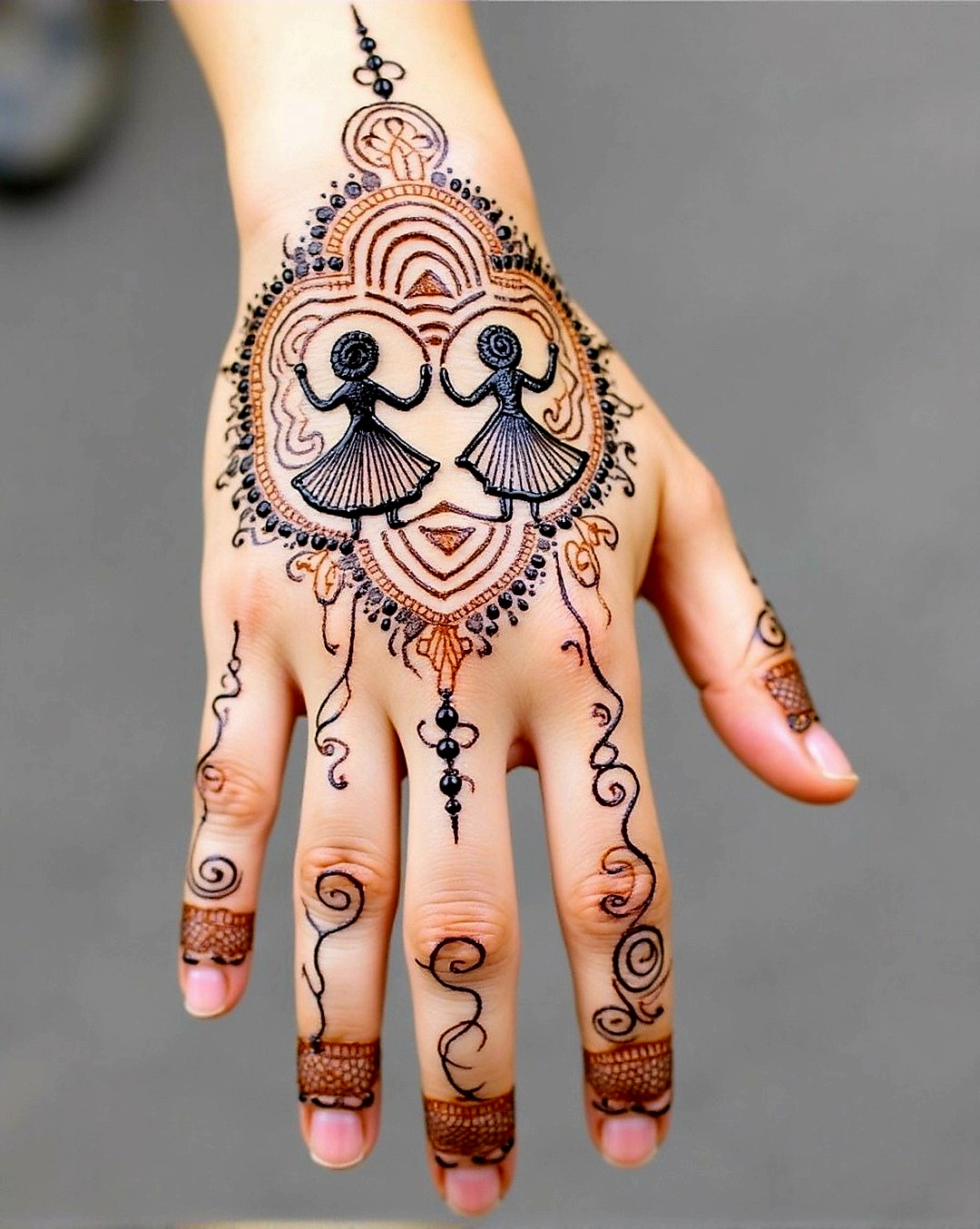 Navratri Mehndi Design