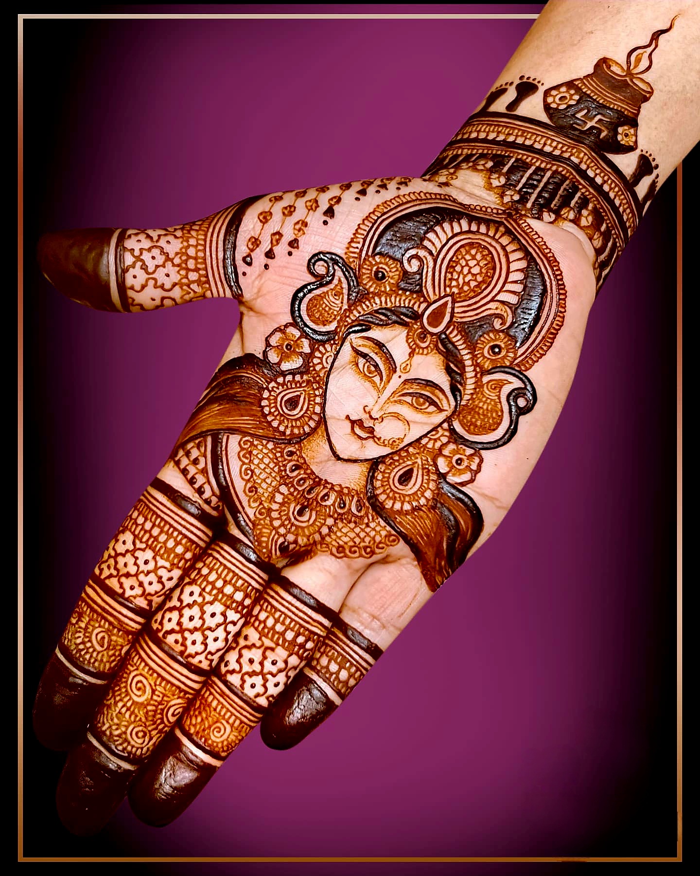 Navratri Mehndi Design
