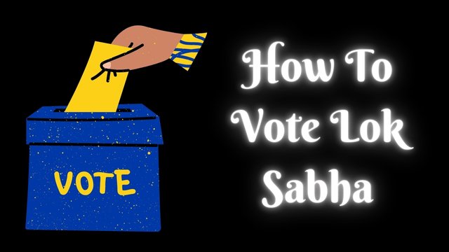 How To Vote Lok Sabha