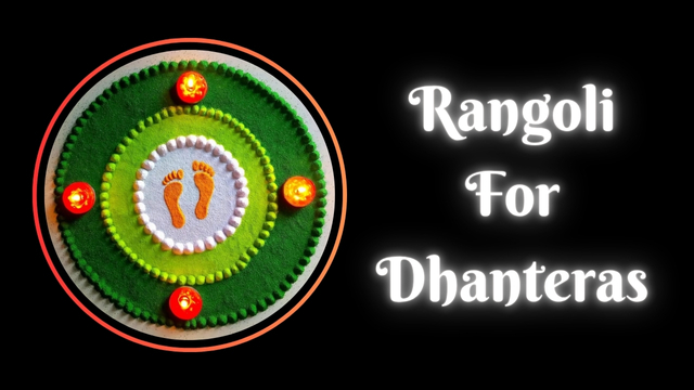 Rangoli For Dhanteras