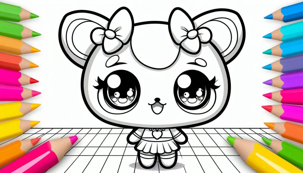 Kawaii Coloring Pages